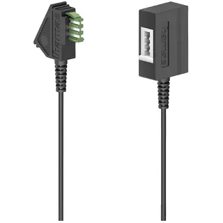 Hama Telefon (analog) Anschlusskabel [1x TAE-U-Stecker - 1x TAE-U-Buchse] 6 m Schwarz