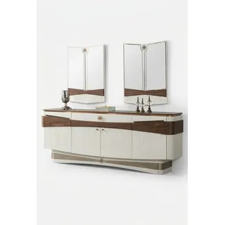 aea Sideboard 85 x 44 x 212 cm Weiß