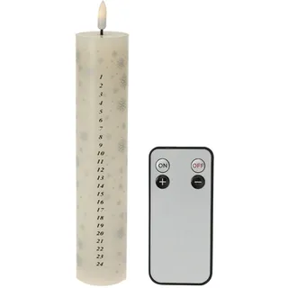 Wellhome LED Adventskerze 25 cm 5 cm