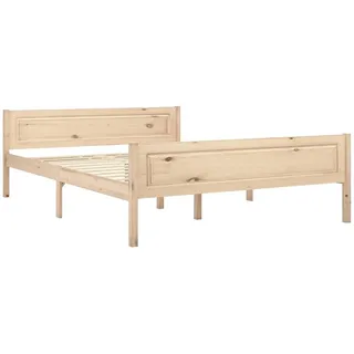 vidaXL Massivholzbett Kiefer 120x200 cm649512