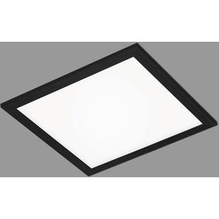 Briloner Leuchten - LED Panel, LED Deckenleuchte, Deckenlampe, Deckenstrahler, 12 Watt, 1.300 Lumen, 4.000 Kelvin, Weiß-Schwarz, 295x295x55mm (LxBxH), 7191-015