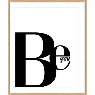 Kunststoff Bilderrahmen Design Frames buche, 50 x 60 cm