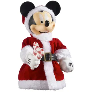 Disney Christbaumspitze Mickey Mouse, Weiß, Kunststoff, Textil, 26 cm, Dekoration, Weihnachtsdekoration, Weihnachtsbaumschmuck, Christbaumspitzen
