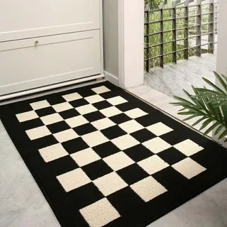 Amxcnoy Wasserabsorbierende Fußmatte Für Den Innenbereich – Rutschfestes Tpr-gummi – Maße 80 X 120 Cm – Für Eingangsbereich Und Terrasse