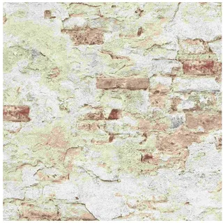 Rasch Textil Vliestapete in Stein-Optik 10,05m x 53cm 10,05m2 Crème 939309