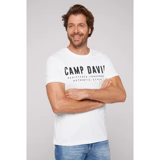 Camp David Rundhalsshirt weiß L
