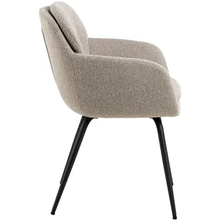 VCM Esszimmerstuhl Dora Stoff beige