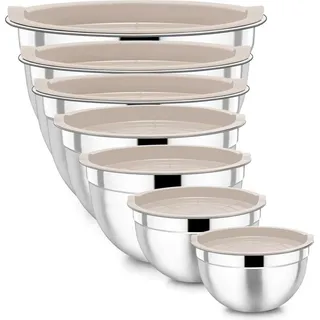luxuskollektion Rührschüssel Set 7-tlg. Silber