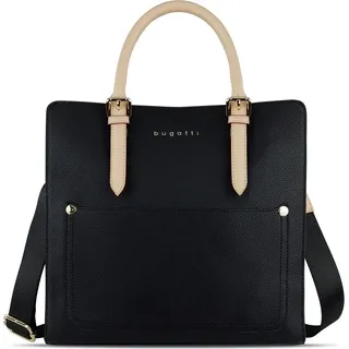 Bugatti Ella Henkeltasche Kunstleder Schwarz