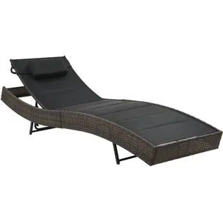 vidaXL Sonnenliege 213 x 70 x 91 cm Braun