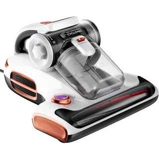 jigoo T600 Milbensauger mit UV-Licht & Heißluft [700W/15kPa] – 99,9% Allergen-Entfernung, Duftende Negative Ionen, Für Matratzen/Sofas/Teppiche (Leise & Effizient)