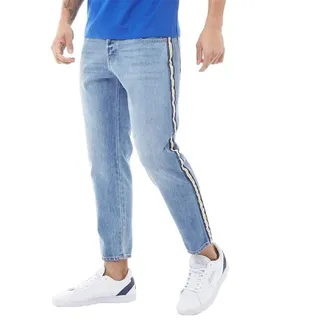 JACK & JONES, Frank Leen Cropped, Herren 7/8 Herren Jeans Hose Denim Ohne Stretch Blue Galon W 29 L 32 [23713] - 29W / 32L