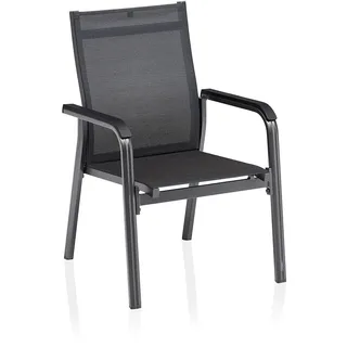 Kettler Basic Plus Premium Stapelsessel 66 x 70 x 99 cm grau