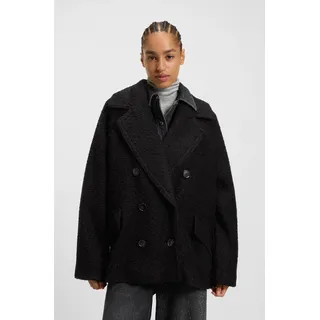 Boss Boxy Fit Caban-Mantel mit Woll-Anteil Modell 'CABANI', Black, 38