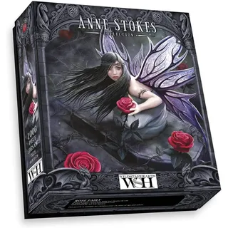 Rose Fairy 1000 Teile Puzzle, Anne Stokes Kunstwerk Gotisch Occult Dark Fantasy Druck (Inklusive Posterpuzzle-Anleitung)