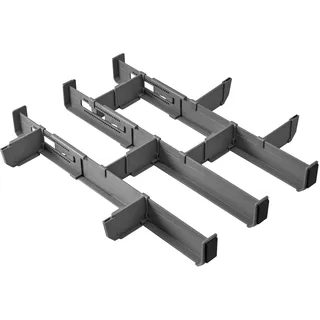 Metaltex Multi-Fit Besteckeinsatz variabel 39 - 49 cm grau