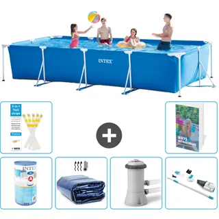 Rechteckiger Frame Pool - 450x220x84 Cm - 7-teilig  S27