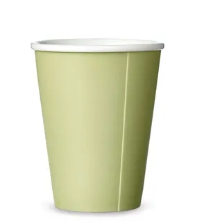 Kaffeebecher Porzellan mit Matt Finishing ohne Henkel, Große Kaffeetasse, Design Teetasse Ocean 0,30L