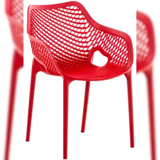 CLP Air XL Stapelstuhl 57 x 60 x 81 cm rot