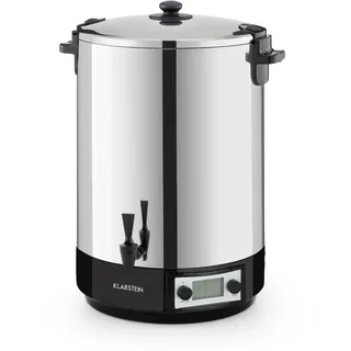 Klarstein KonfiStar 40 Digital Einkochautomat 40 l Silber