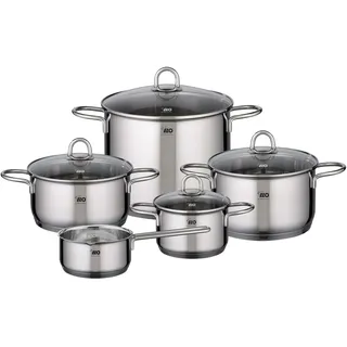 ELO Rubin Topf-Set 5-tlg. 2 x Fleischtopf + Bratentopf + Gemüsetopf + Stielkasserolle