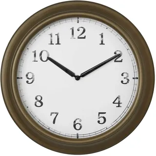 TFA Analoge Wanduhr 38,7 cm 60.3066.53 messing