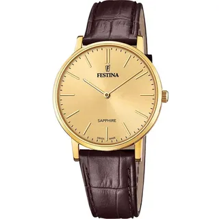 Festina Swiss Made Collection F20016/2 Leder 39,3 mm
