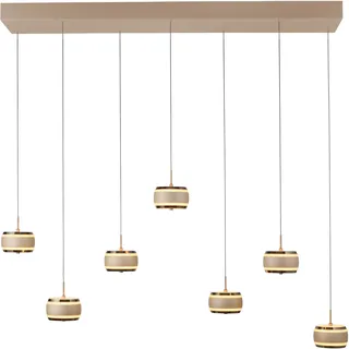 neuhaus pure PURE Falling Rings 7x LED 29 cm eckig braun/schwarz