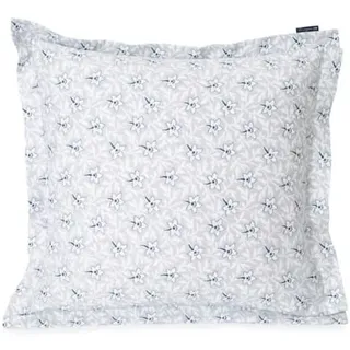 Lexington Kopfkissenbezug Blume in Hellgrau | Blau | Gr.: onesize