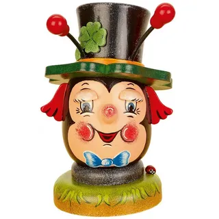 Hubrig Volkskunst GmbH Räuchermann Glückskäfer 12 cm bunt/rot/schwarz