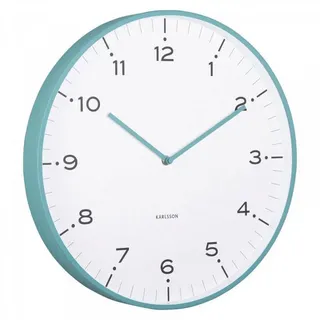 Karlsson Uhr Wanduhr Circus Rings Türkis Blau
