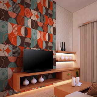 kina - RA0254 Klebefolie für Möbel und Wände Kratzfest Wasserdicht Wandaufkleber Tapete Geometrische PVC für Wand Haushaltsgeräte Küche Badezimmer