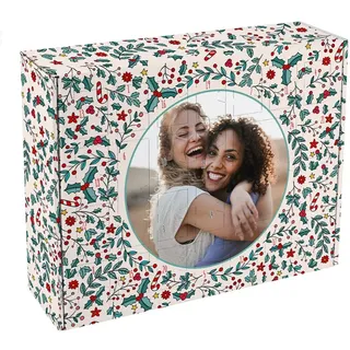 Herz & Heim® DIY Adventskalender zum Befüllen mit eigenem Foto personalisieren
