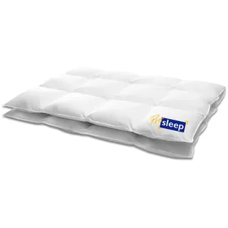 HANSKRUCHEN GmbH HANSKRUCHEN Daunendecke 135x200 cm Medium waschbar Allergiker Steppdecke atmungsaktiv Kassettendecke weiß - Weiß