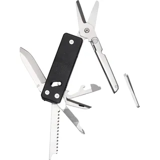 ROXON KS2E Elite- Multifunktions-Taschenmesser mit großem Scherenwerkzeug, G10-Griff und Taschenclip, 13 Funktionen in 1 Werkzeug, gut für Camping/Rucksack/Notfälle/ED
