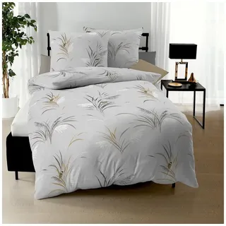 KAEPPEL Swing Floral Grau 155 x 220 cm + 80 x 80 cm