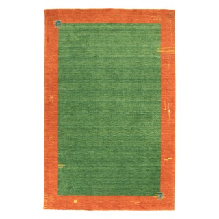 Morgenland Gabbeh Teppich - Indus - Barossa - grün - 240 x 170 cm - rechteckig