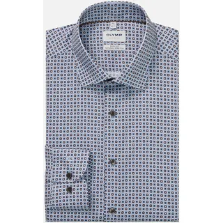 Olymp Langarmhemd Blau 40