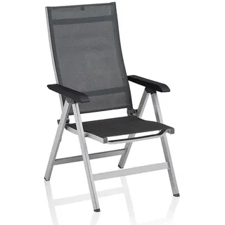 Kettler Basic Plus Premium Multipositionssessel 61 x 72 x 111 cm silber 1 St.