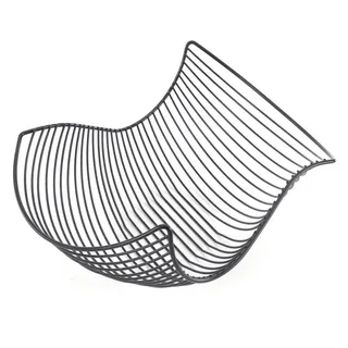 DESIGN DELIGHTS Obstkorb 16 cm Schwarz 3-tlg.