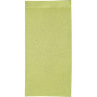 Kleine Wolke Duschtuch Bao, Größe 70/140 cm, Frottier (1-St), Uni Farben, Bordüre an der Oberseite grün