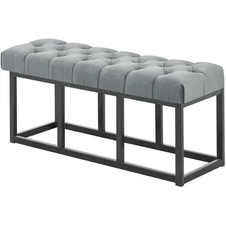 deluke Sitzbank MEXICO Dunkelgrau 100 x 38 x 46 cm