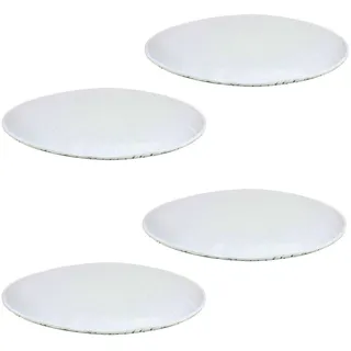 Idimex Sitzkissen Leslie 4er-Set weiß