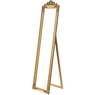 [en.casa] Standspiegel Arezzo 160 x 40 cm Gold