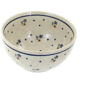 Bunzlauer Keramik 500ml Schüssel Schale Ø14 cm Höhe 7,1 cm Dessertschale Müslischale Kompttschale (Dekor 111)