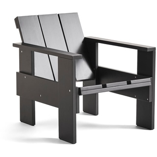 HAY - Crate Lounge Chair, L 77 cm, black