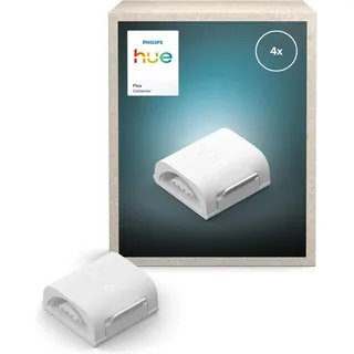 Philips Hue Kabelverbinder-Sortiment Flux Gradient LED-Streifen Zubehör, Verbinder, Set, 4-tlg., 4x Philips Hue Flux Gradient Lightstrip Zubehör, Verbinder weiß