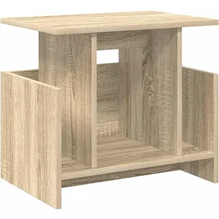 GHVBNMF TV-Ständer Sonoma-Eiche 50 x 35 x 45 cm Fernsehtisch Lowboard | Kompakter Medienschrank für Wohnzimmer und Schlafzimmer mit offenen Fächern für Receiver, Konsole und Zubehör.