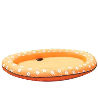 Floß Für Haustiere - Einfache Einrichtung Doggy Pool Floats, Poolfloß Hundeschwimmer Aufblasbares, Tragbarer Haustierpool Für Hunde, Swimmingpool-Badewanne Für Hunde, Auf Denen Katzen Reiten Können