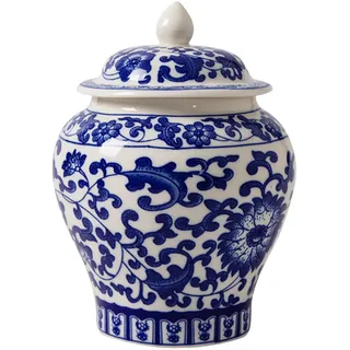 Keramik-Ingwerglas, asiatisches Ingwerglas im chinesischen Stil, dekorativ mit Deckel, Vase, Porzellangläser für Hochzeiten, Blumenarrangements